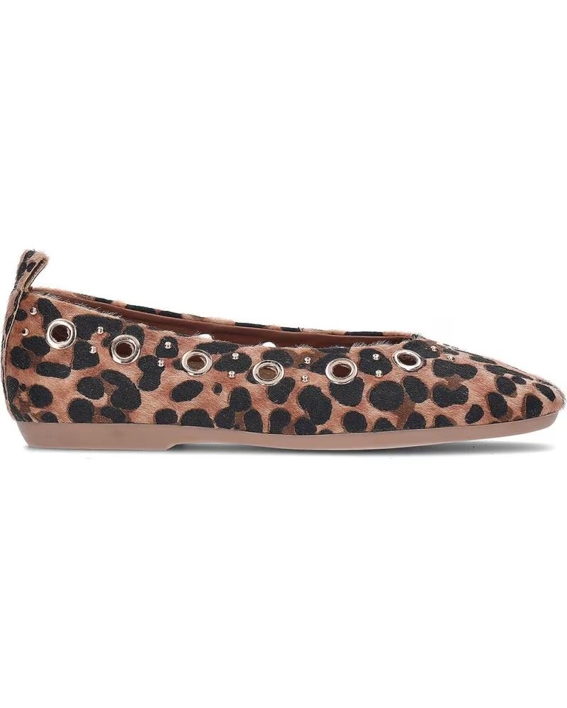 CARMELA BALLERINA CARMELA 163305 STAMPA LEOPARDATA CON ANELLI LEOPARDO
