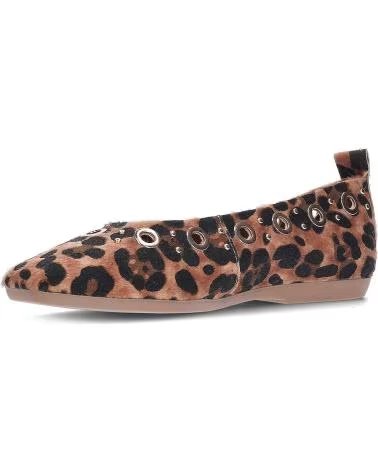 CARMELA BALLERINA CARMELA 163305 STAMPA LEOPARDATA CON ANELLI LEOPARDO