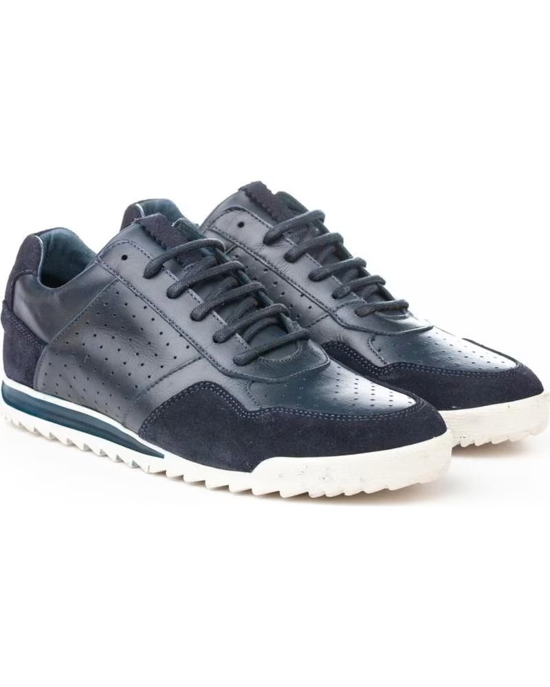 MAÑAS ZAPATO SNEAKER CASUAL PIEL 3388 MARINO