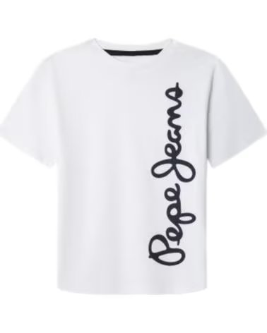 PEPE JEANS CAMISETA DE MANGA CORTA PB5000087-800 EN PARA NINAS BLANCO