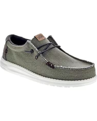 HEY DUDE WALLY BRAIDED LOAFERS VERDE