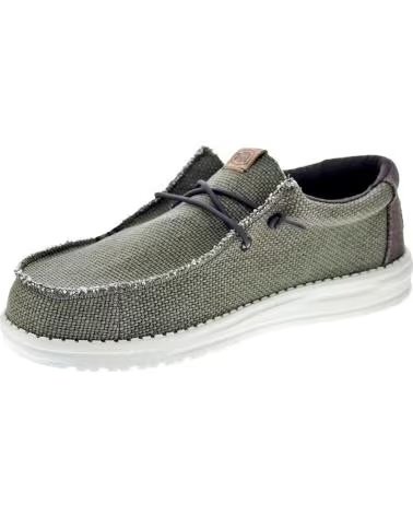 HEY DUDE WALLY BRAIDED LOAFERS VERDE