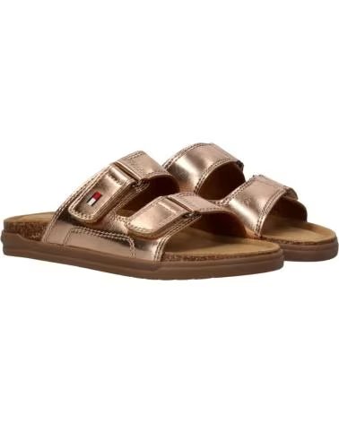 TOMMY HILFIGER SANDALIAS SANDALIAS DORADAS EN DORADO PARA NINAS ROSA ORO