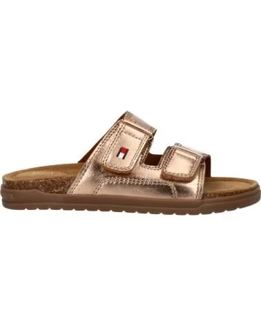 TOMMY HILFIGER SANDALIAS SANDALIAS DORADAS EN DORADO PARA NINAS ROSA ORO