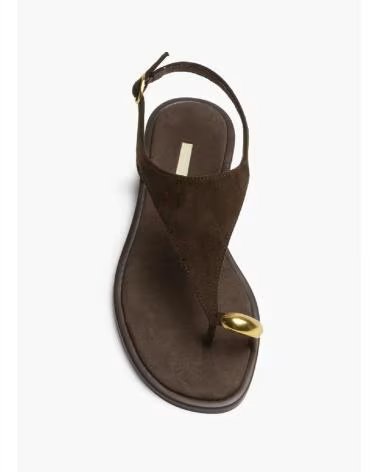 KESLEM SANDALIA M6442 CON DETALLE METÁLICO MARRON