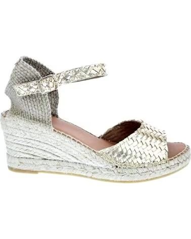 TONI PONS ALPARGATA 080-SARAI EN DORADO PARA MUJER PLATI