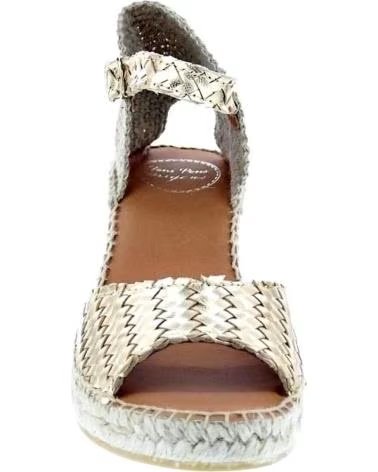 TONI PONS ALPARGATA 080-SARAI EN DORADO PARA MUJER PLATI
