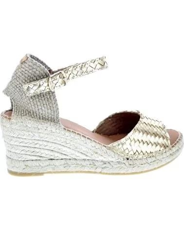 TONI PONS ALPARGATA 080-SARAI EN DORADO PARA MUJER PLATI