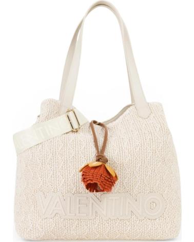 VALENTINO BAGS BOLSO TOTE VBS7GG01 CON CHARM DECORATIVO BEIGE