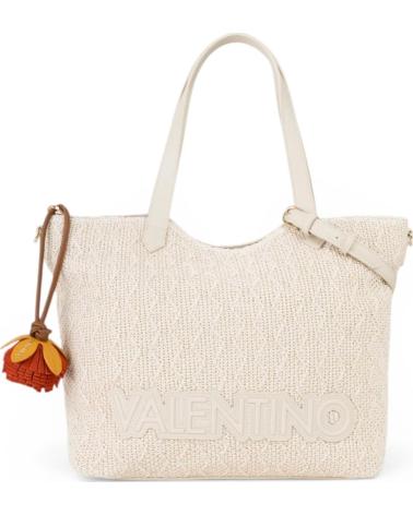 VALENTINO BAGS BOLSO TOTE VBS7GG01 CON CHARM DECORATIVO BEIGE