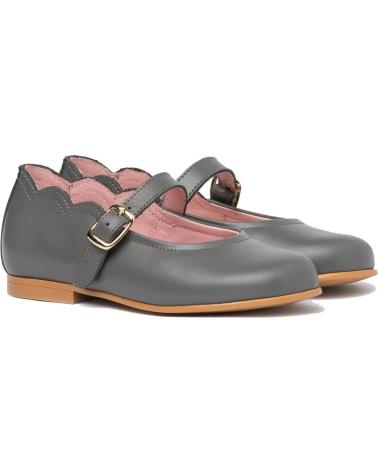 Ballerines pour Fille ANGELITOS FRANCESITA PIEL 1103 GRIS