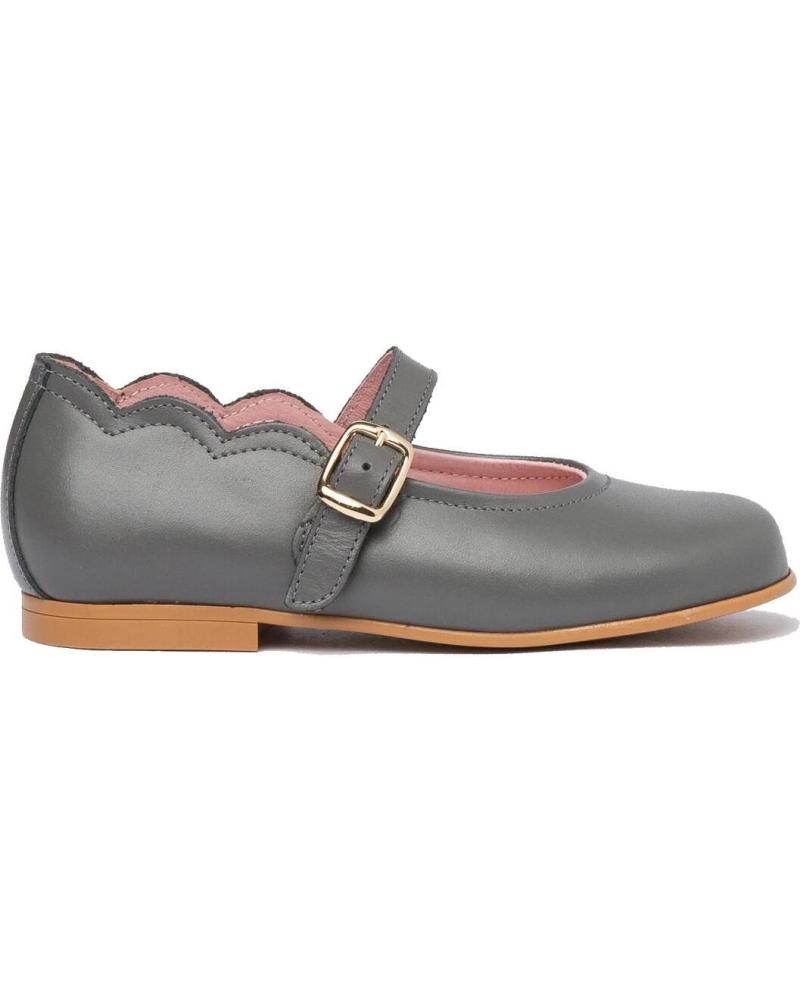 Ballerines pour Fille ANGELITOS FRANCESITA PIEL 1103 GRIS