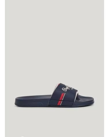 PEPE JEANS CHINELOS SLIDER GLAM PSM700019 AZUL