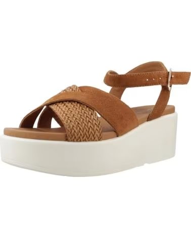 GEOX XAND 2 SANDALEN MIT PLATEAU UND GEKREUZTEN RIEMEN C6001