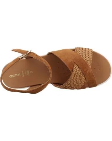 GEOX XAND 2 SANDALEN MIT PLATEAU UND GEKREUZTEN RIEMEN C6001