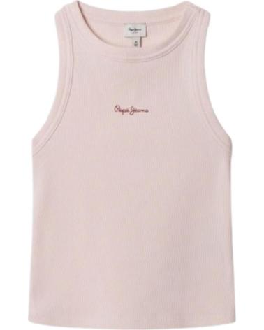 PEPE JEANS CAMISETA DE TIRANTES NINA CON BORDADO ROSA