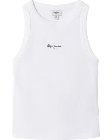 PEPE JEANS CAMISETA DE TIRANTES GISELLE EN PARA NINAS BLANCO