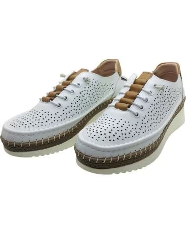 ROSA AMADA SNEAKER PIATTAFORMA TRAFORATA MODELLO 507L752 BLANCO