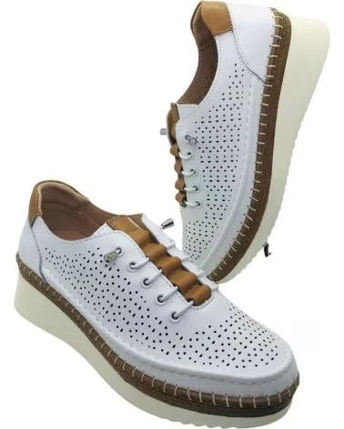 ROSA AMADA SNEAKER PIATTAFORMA TRAFORATA MODELLO 507L752 BLANCO