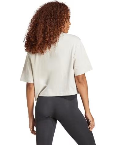 ADIDAS Camiseta De Manga Corta Essentials Big Logo en beige para mujer GRIS