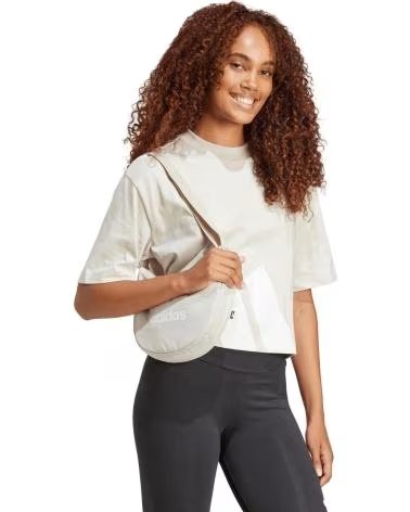 ADIDAS Camiseta De Manga Corta Essentials Big Logo en beige para mujer GRIS