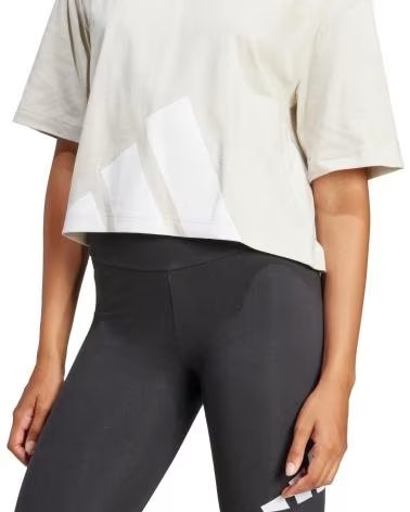 ADIDAS Camiseta De Manga Corta Essentials Big Logo en beige para mujer GRIS