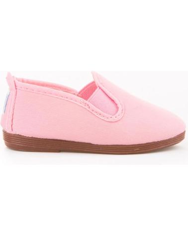 girl and boy Trainers ANGELITOS LONA TEXTIL 120 ROSA