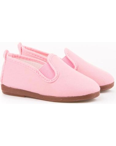 girl and boy Trainers ANGELITOS LONA TEXTIL 120 ROSA