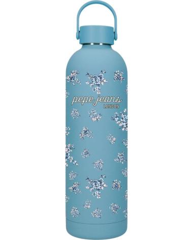 PEPE JEANS BOTELLA TÉRMICA CON ASA DE TRANSPORTE AZUL