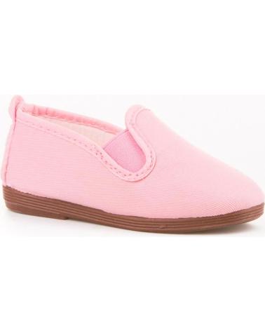 girl and boy Trainers ANGELITOS LONA TEXTIL 120 ROSA