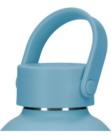 PEPE JEANS BOTELLA TÉRMICA CON ASA DE TRANSPORTE AZUL