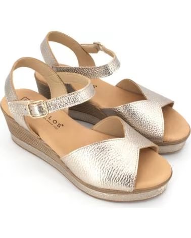 PITILLOS SANDÁLIA DE CUNHA 11280 ORO