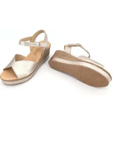 PITILLOS SANDÁLIA DE CUNHA 11280 ORO