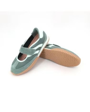 GIOSEPPO CHADRON MARY JANES WITH VELCRO CLOSURE VERDE