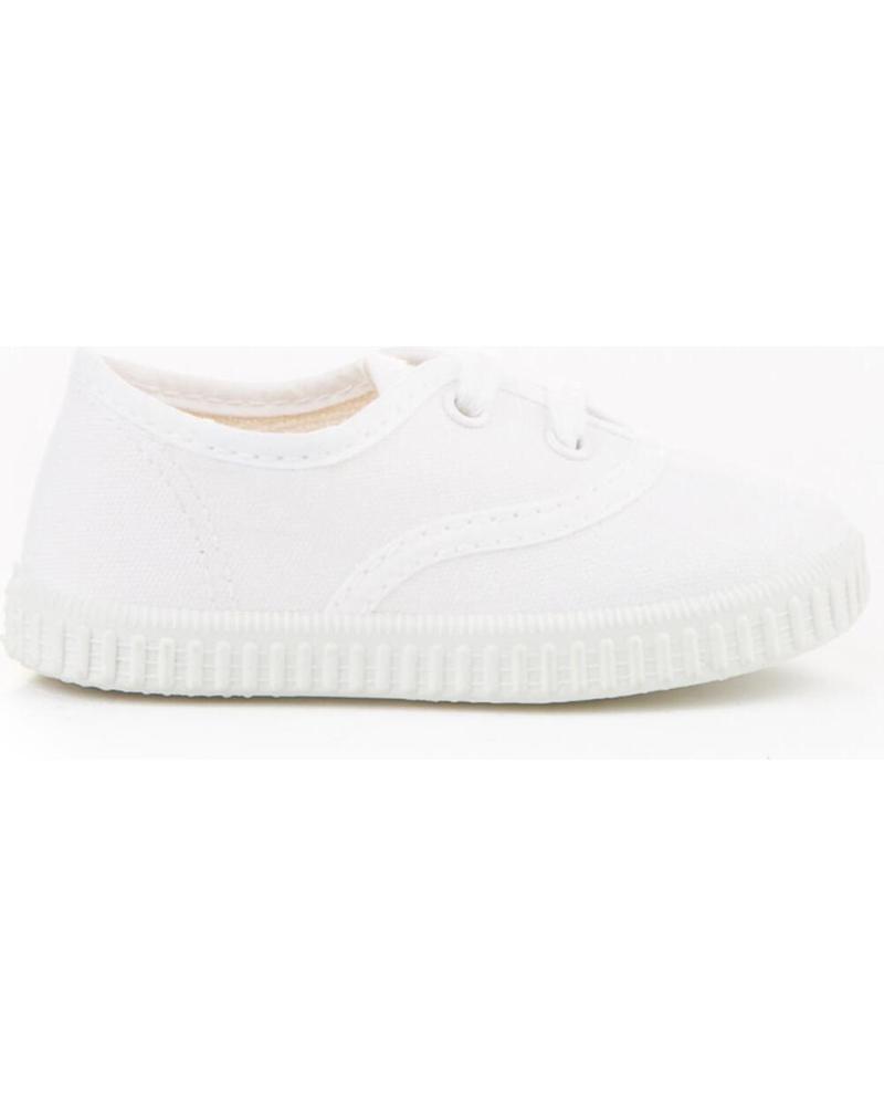 girl and boy Trainers ANGELITOS LONA TEXTIL 121 BLANCO