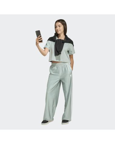 ADIDAS CAMISETA MANGA CORTA CROP TOP CASUAL VERDE