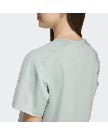 ADIDAS CAMISETA MANGA CORTA CROP TOP CASUAL VERDE