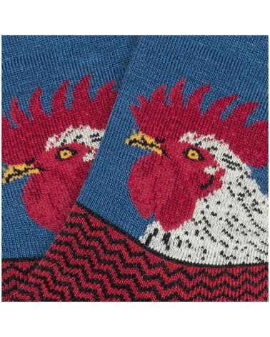 JIMMY LION CALCETINES JIMMY LION DISEÑO GALLO AZUL