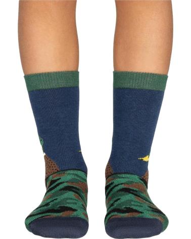 JIMMY LION CALCETINES EN COLOR PARA NINOS AZUL