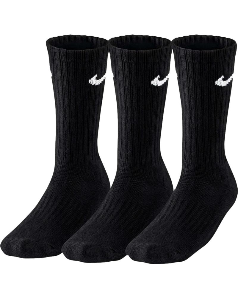 NIKE CALCETINES EN COLOR PARA NINOS NEGRO