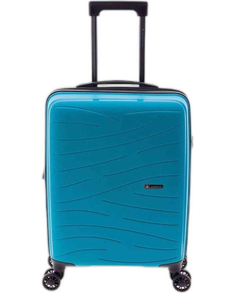 GLADIATOR MALETA DE VIAJE RÍGIDA CON CERRADURA TSA AZUL