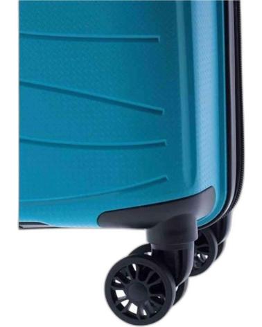 GLADIATOR MALETA DE VIAJE RÍGIDA CON CERRADURA TSA AZUL