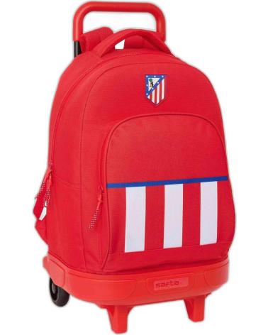 SAFTA MOCHILA CON CARRO INTEGRADO COLECCIÓN ESCOLAR ROJO