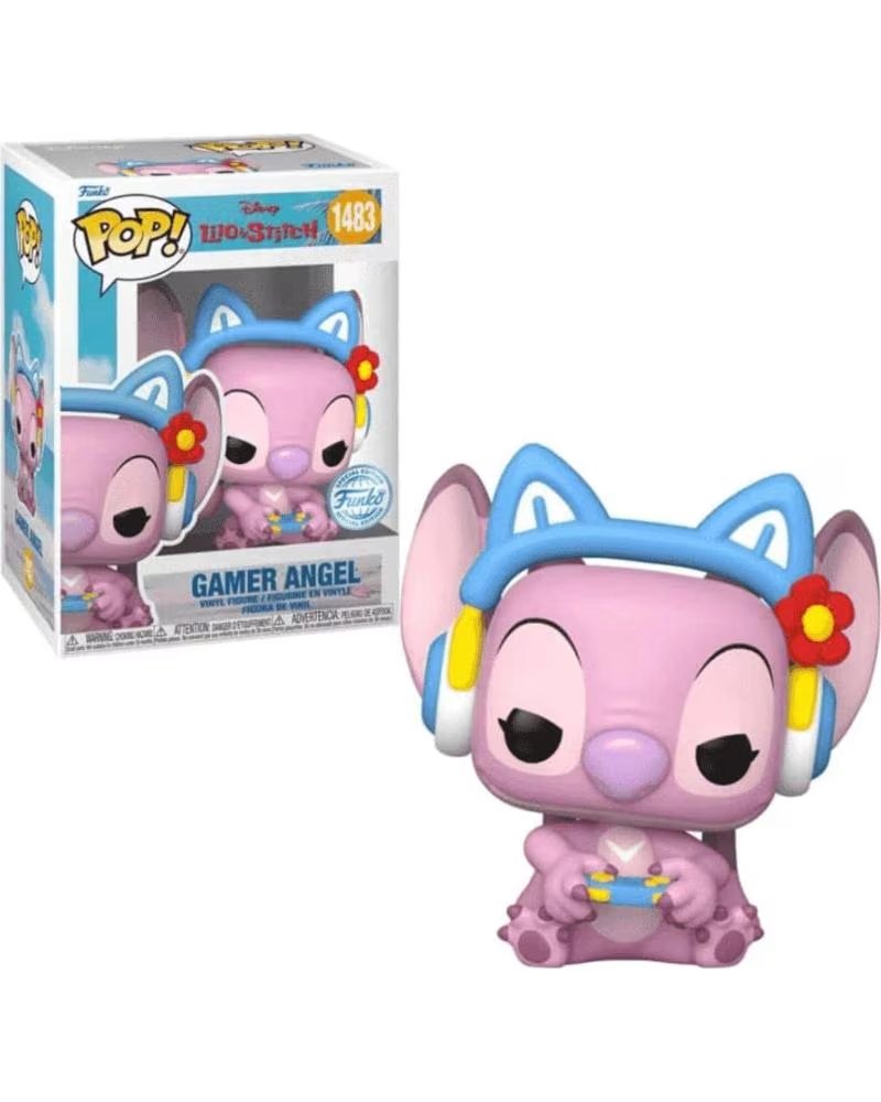 TOY PLANET FUNKO POP DISNEY ANGEL COM AUSCULTADORES ROSA