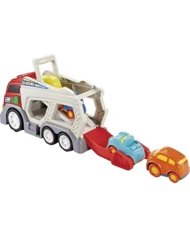 TOY PLANET CAMIÓN TRANSPORTADOR CON COCHES DE JUGUETE MULTICOLOR