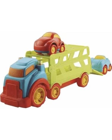 TOY PLANET CAR CARRIER TRUCK WITH TOY CARS MULTICOLOR