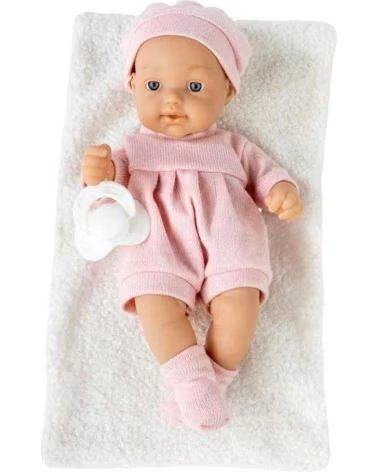 TOY PLANET BABYPUPPE MIT MEHRFARBIGEM STRICKSET MULTICOLOR