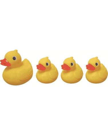 TOY PLANET SET DE PATITOS DE GOMA PARA BAÑO AMARILLO