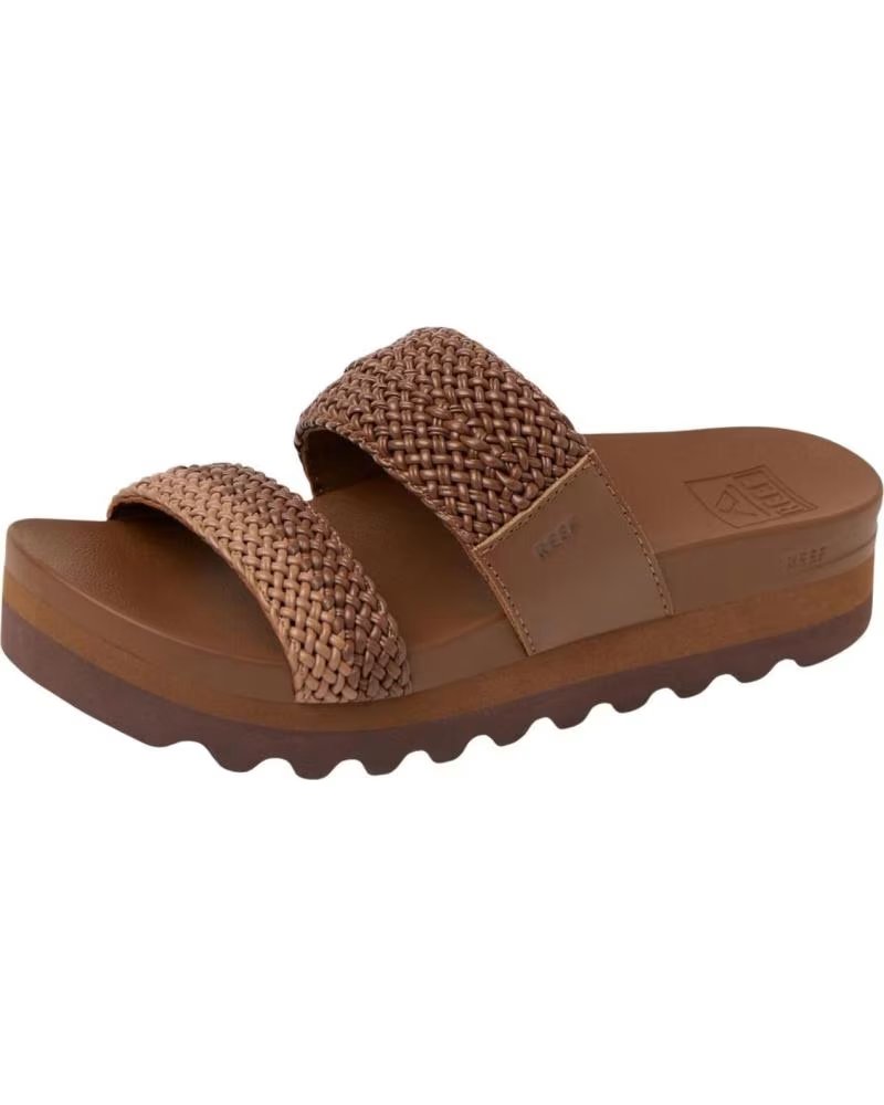 REEF SANDALIAS MUJER MODELO CUSHION VISTA HI COLOR MARRON CHOCO