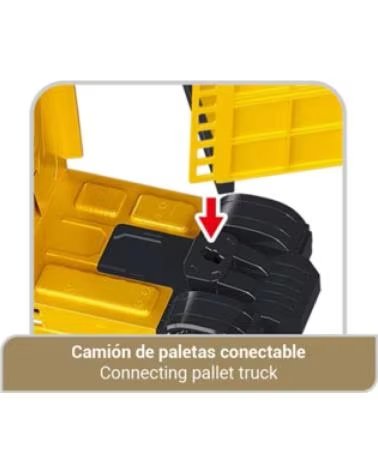 TOY PLANET CAMIÓN DE JUGUETE CON REMOLQUE BASCULANTE ROJO